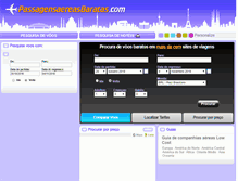 Tablet Screenshot of passagensaereasbaratas.com